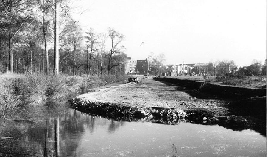 The anti-tank ditch 