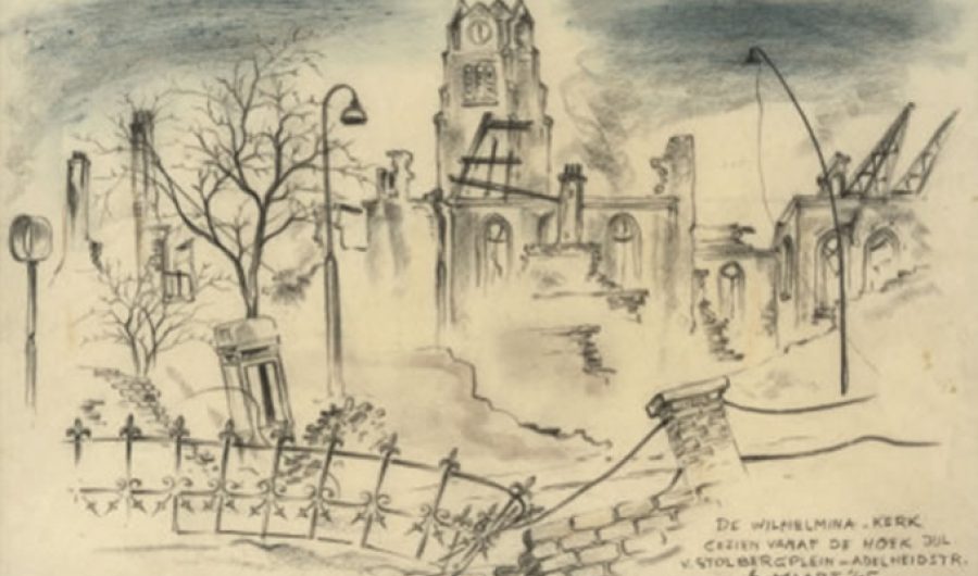 The Wilhelmina Church bombed