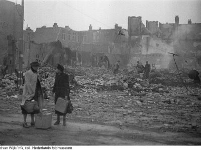 Mrs L. van Werff-Van Boxmeer, 15 years old during the bombing. Photo: Ed van Wijk